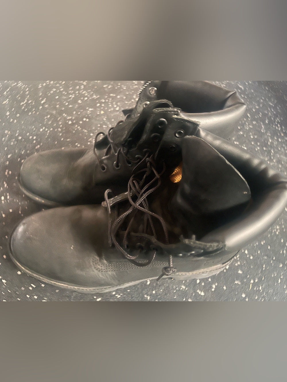 Timberland Black Men's Lace-Up Boots